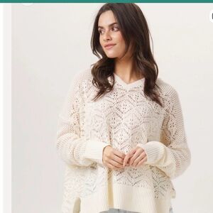 The Normal Brand Colleen Women's Cream Sweater